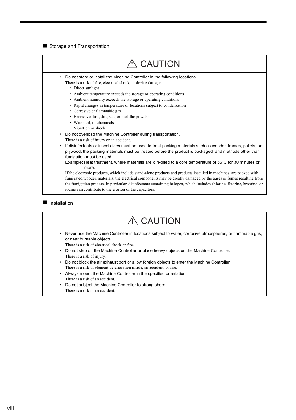 Caution | Yaskawa JAPMC-MC2300 User Manual | Page 8 / 373