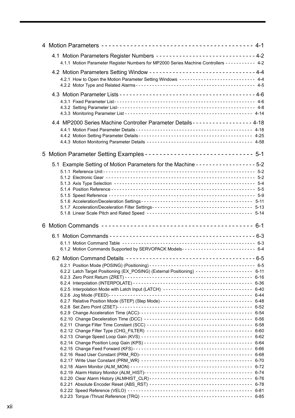 Yaskawa MP2000 Series: Built-in SVB or SVB-01 Motion Module User Manual | Page 12 / 543