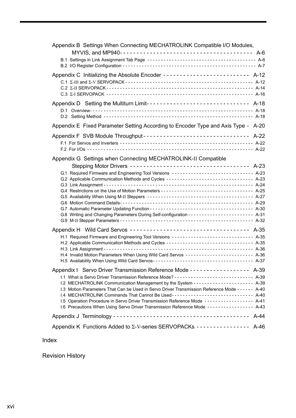 Yaskawa MP2000 Series: Built-in SVB or SVB-01 Motion Module User Manual | Page 16 / 543