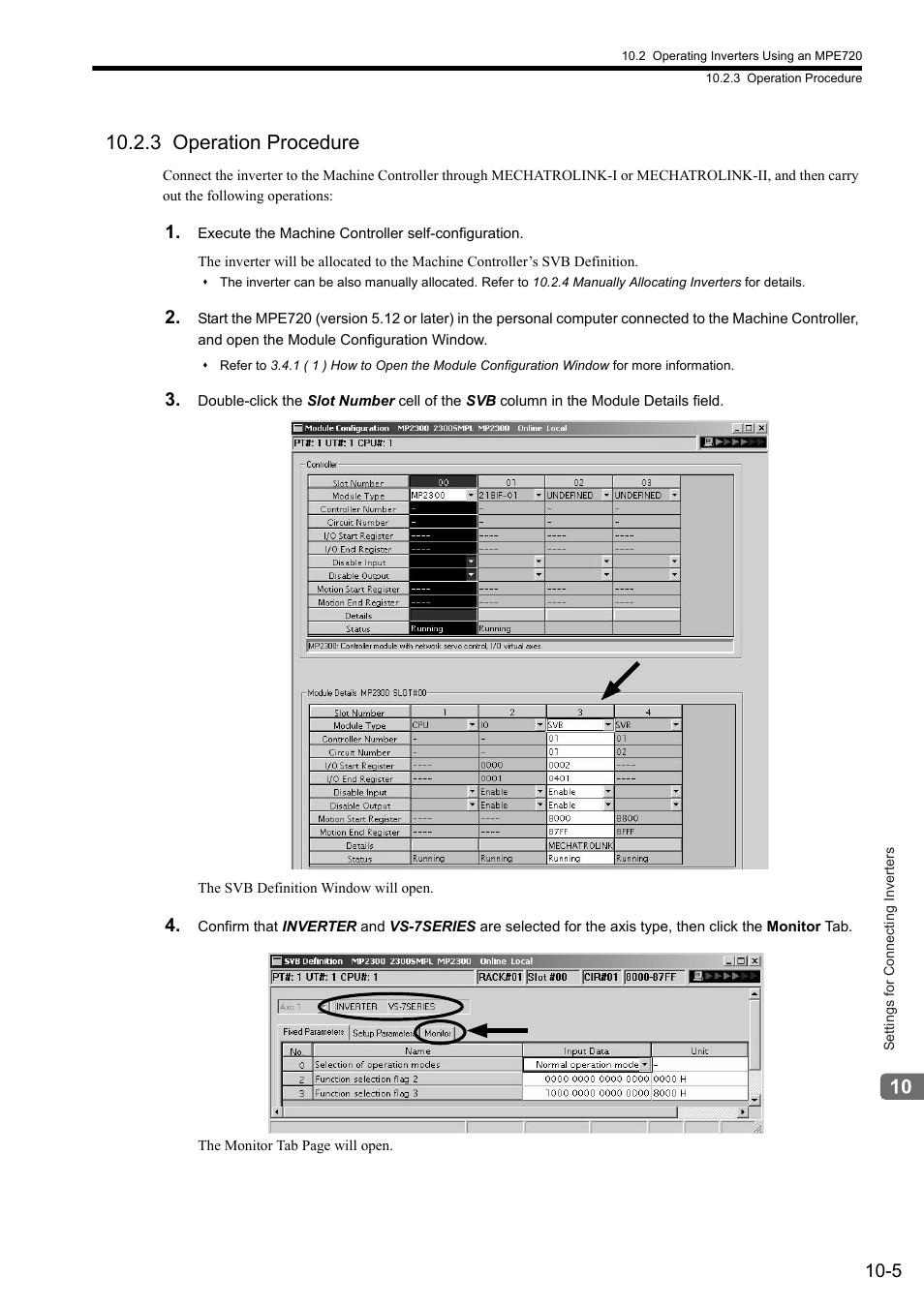 3 operation procedure | Yaskawa MP2000 Series: Built-in SVB or SVB-01 Motion Module User Manual | Page 369 / 543