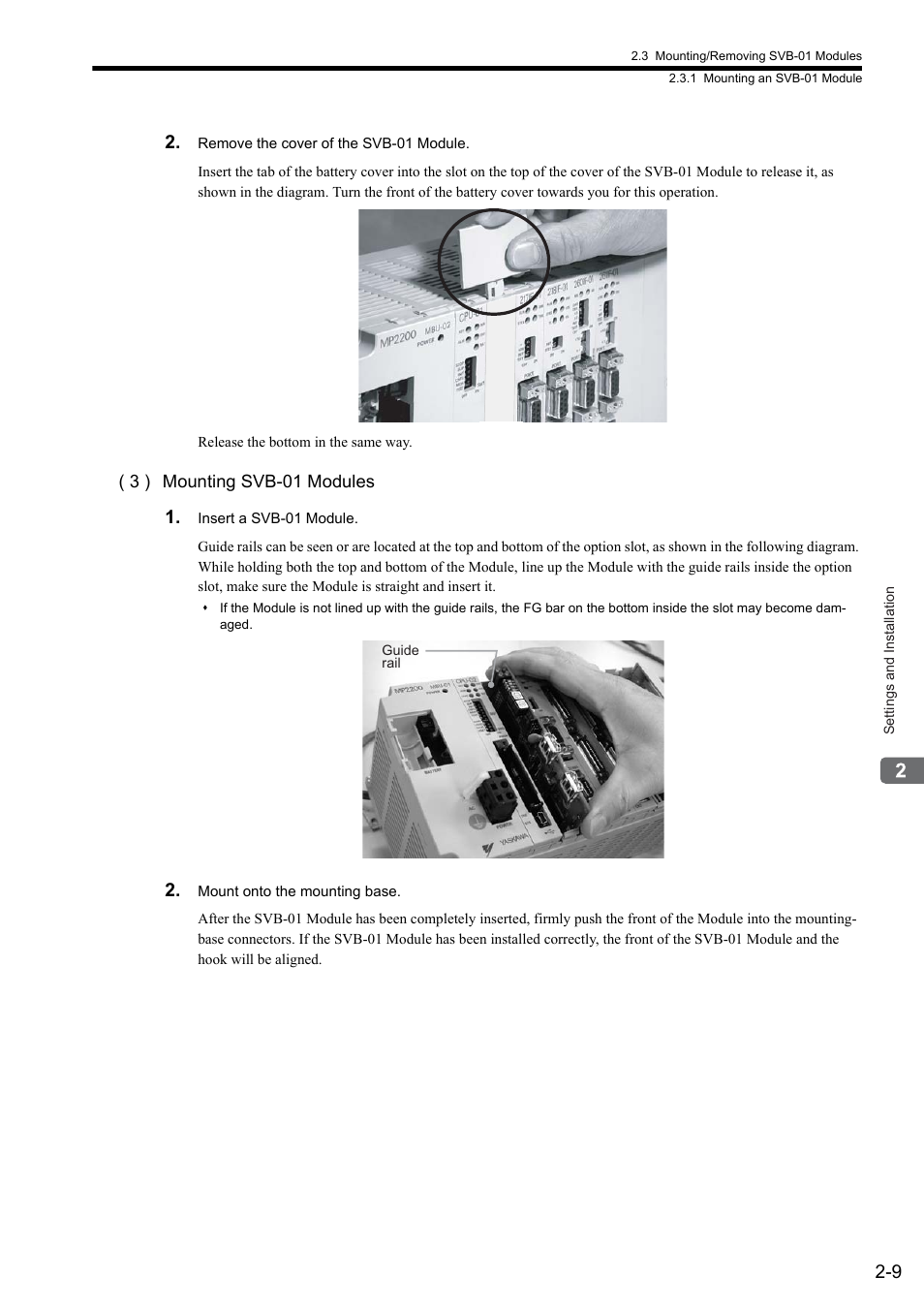 Yaskawa MP2000 Series: Built-in SVB or SVB-01 Motion Module User Manual | Page 40 / 543