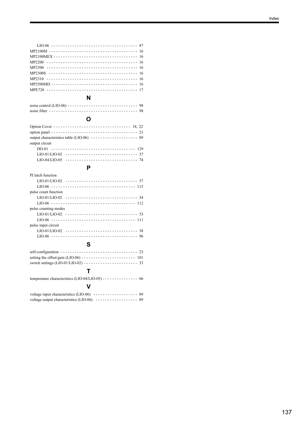 Yaskawa MP2000 Series I/O Module User Manual User Manual | Page 137 / 139