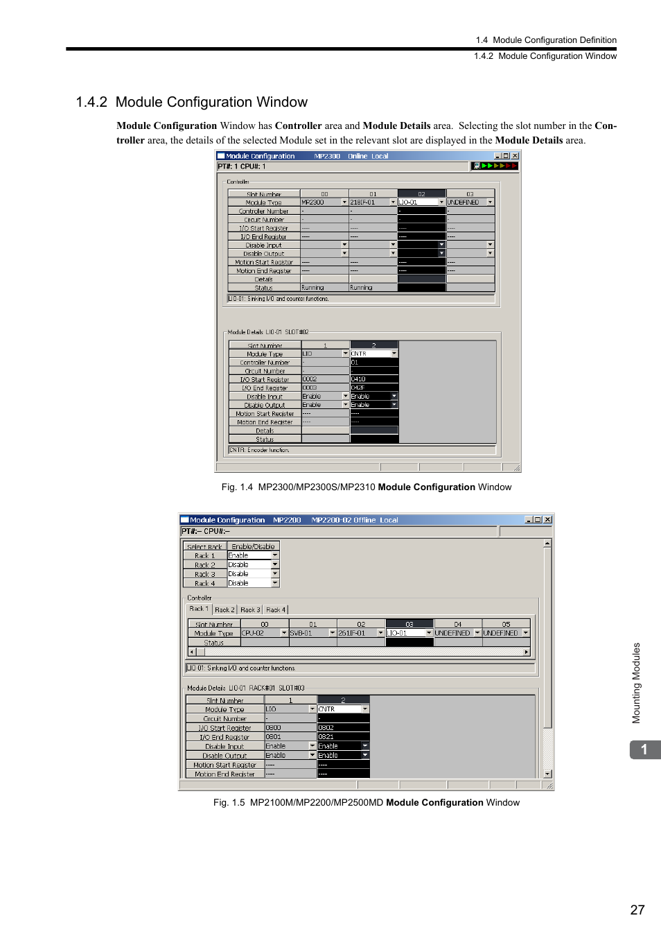 2 module configuration window | Yaskawa MP2000 Series I/O Module User Manual User Manual | Page 27 / 139