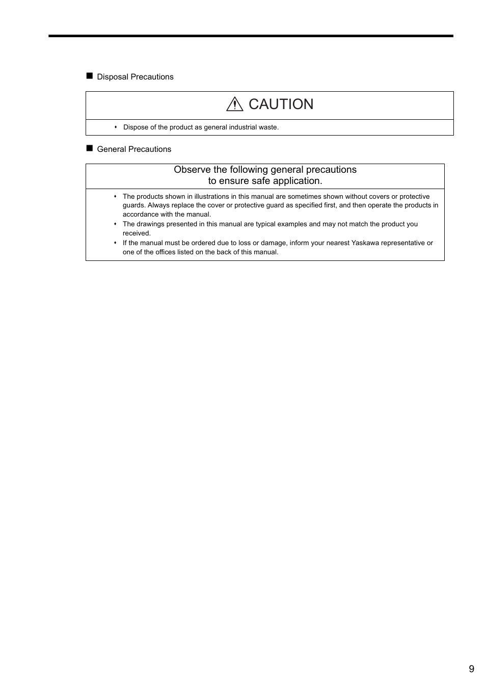 Caution | Yaskawa MP2000 Series I/O Module User Manual User Manual | Page 9 / 139