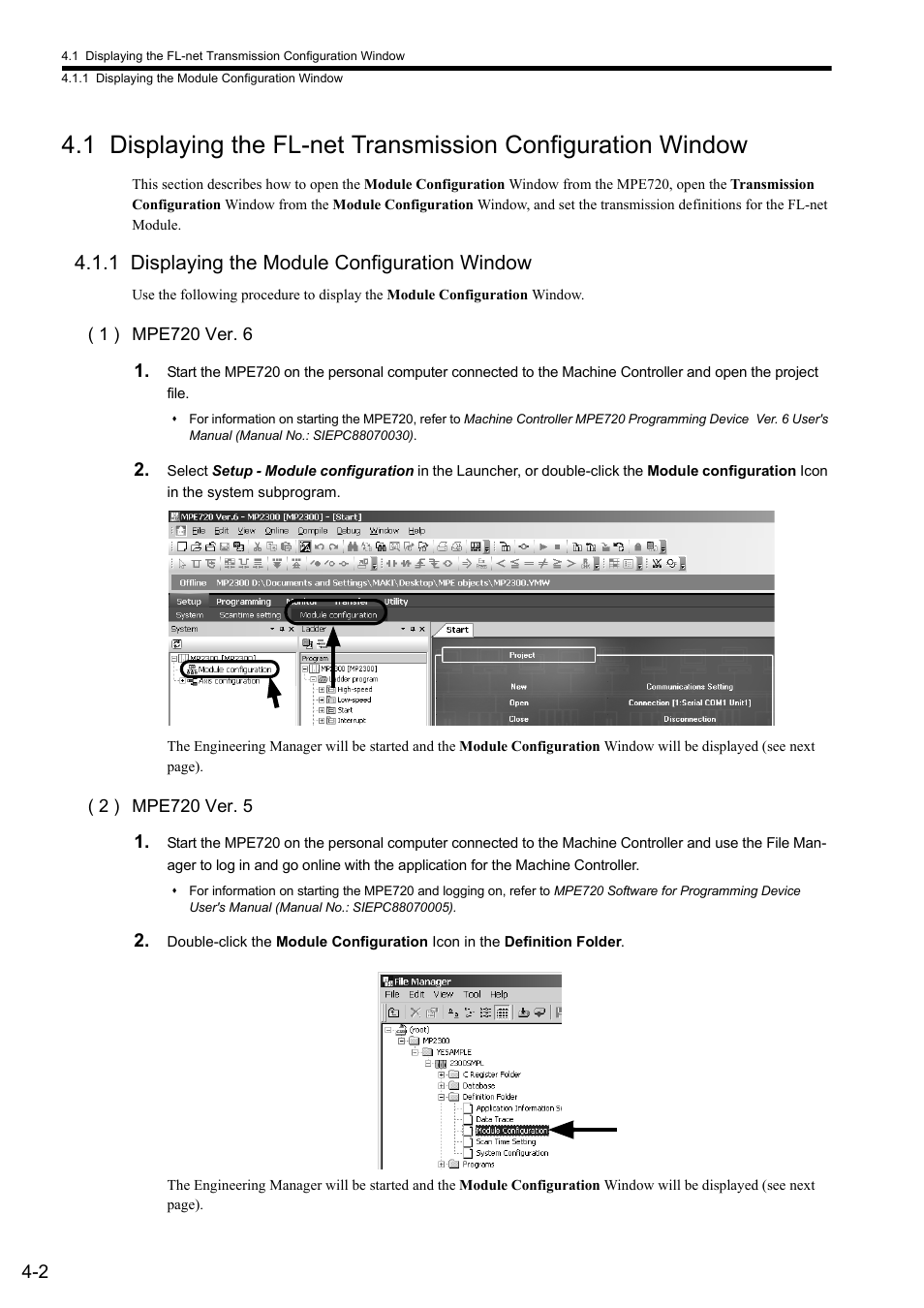 1 displaying the module configuration window | Yaskawa JAPMC-MC2303-E User Manual | Page 55 / 178