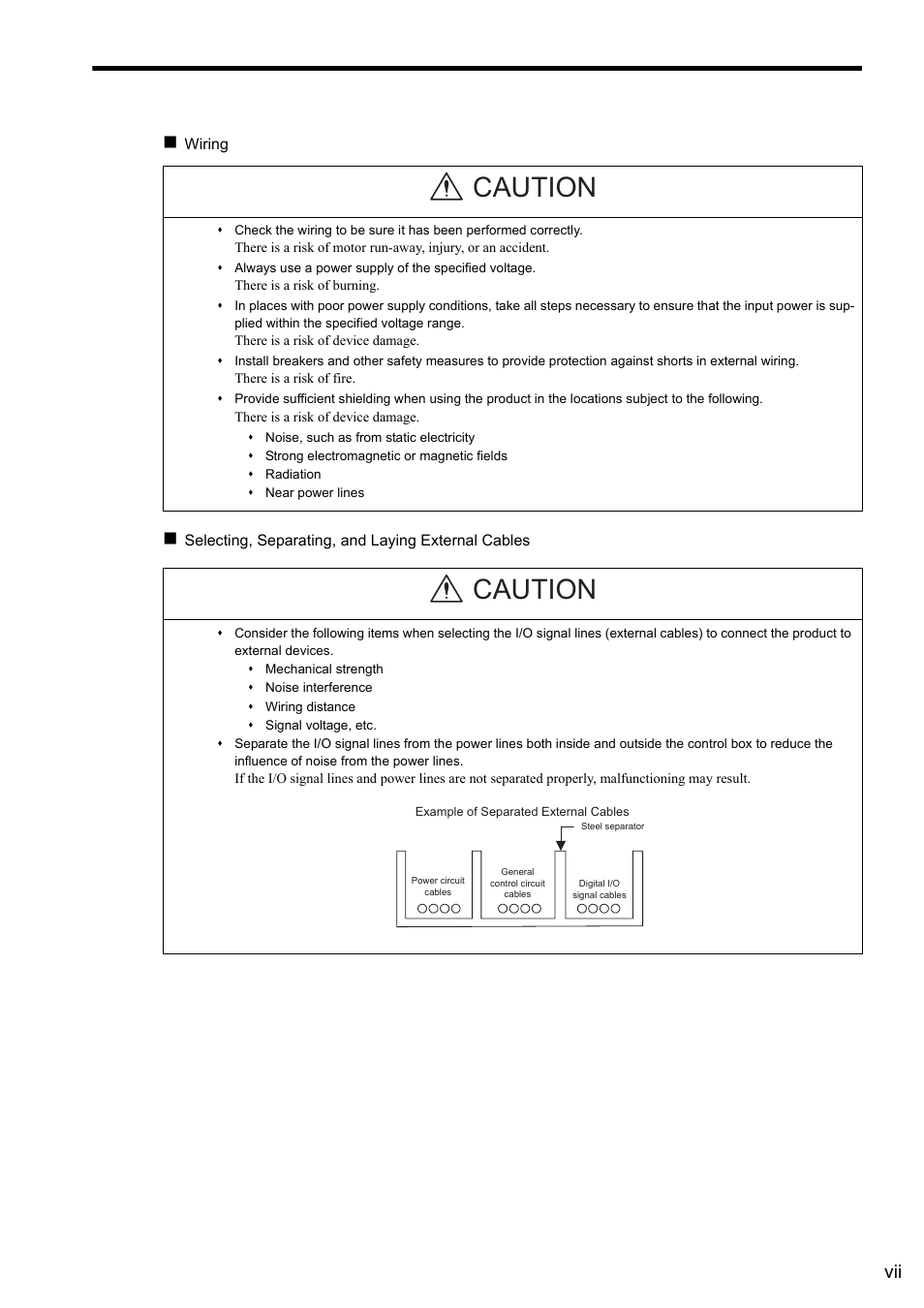 Caution | Yaskawa JAPMC-MC2303-E User Manual | Page 7 / 178