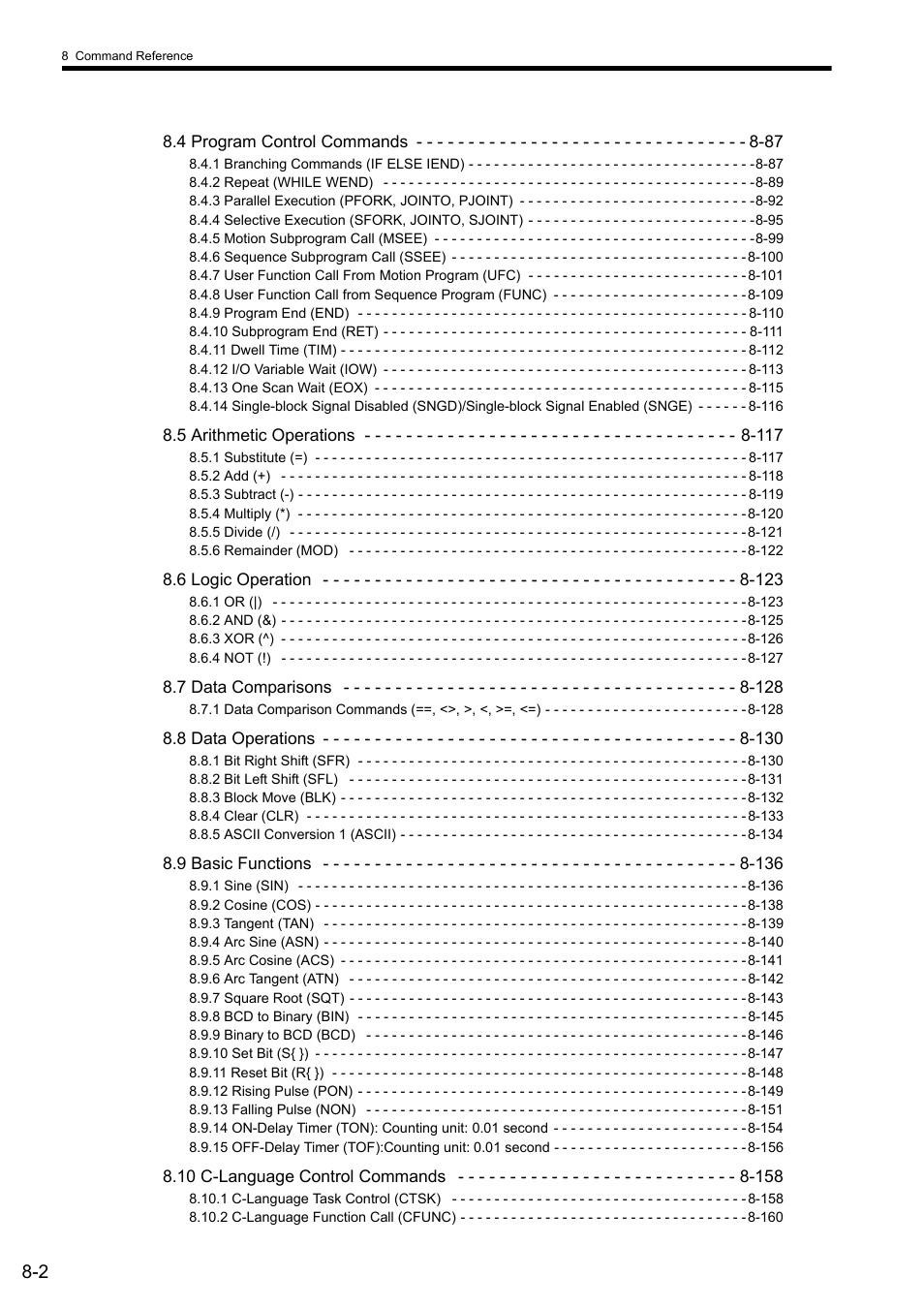 Yaskawa MP2000 Series: User's Manual for Motion Programming User Manual | Page 109 / 356