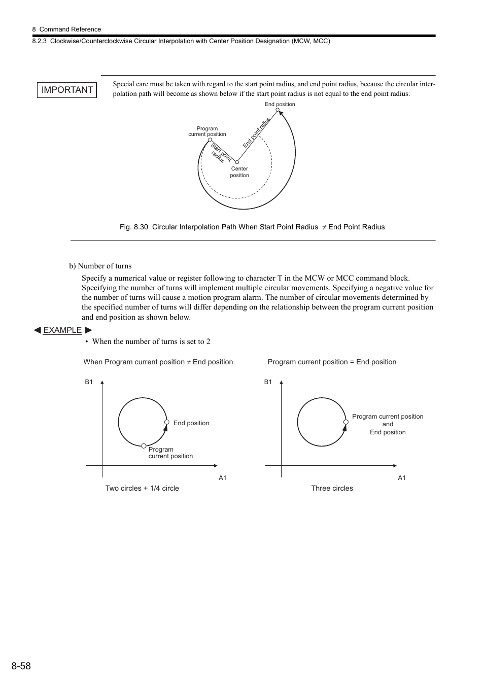 Important | Yaskawa MP2000 Series: User's Manual for Motion Programming User Manual | Page 165 / 356