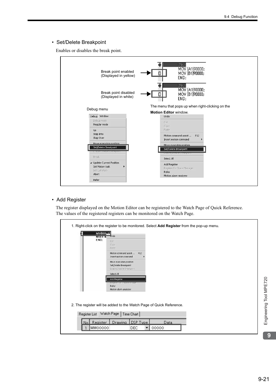 Yaskawa MP2000 Series: User's Manual for Motion Programming User Manual | Page 289 / 356