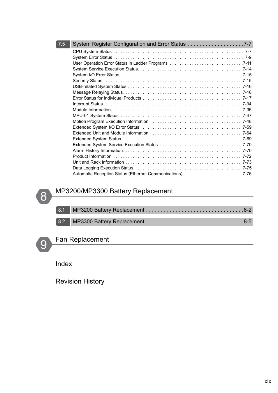 Yaskawa MP3200 Troubleshooting Manual User Manual | Page 19 / 219