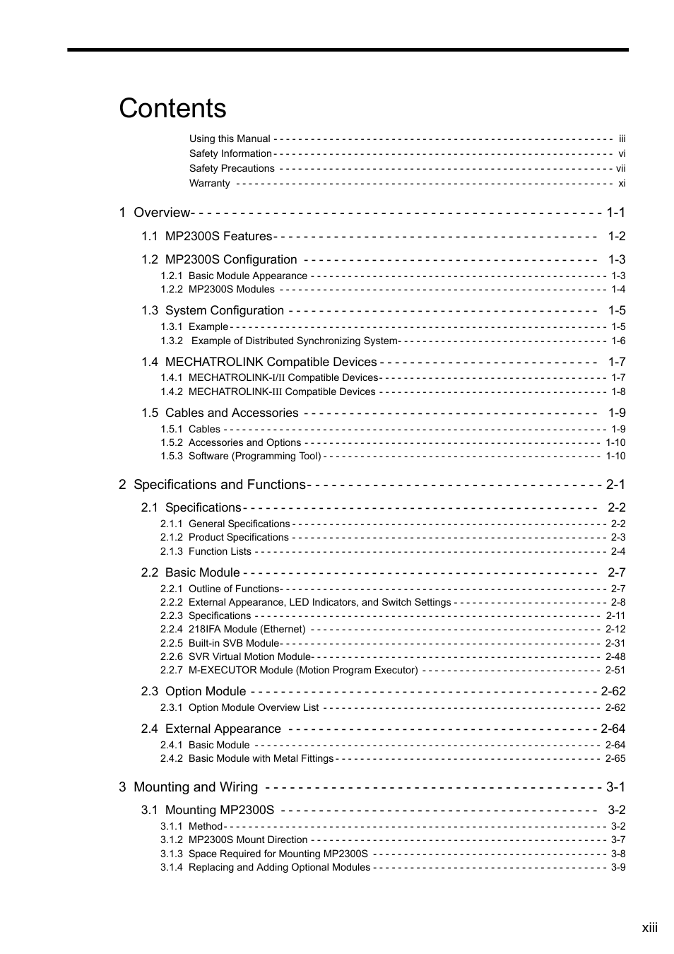 Yaskawa MP2300S Basic Module User Manual | Page 13 / 460