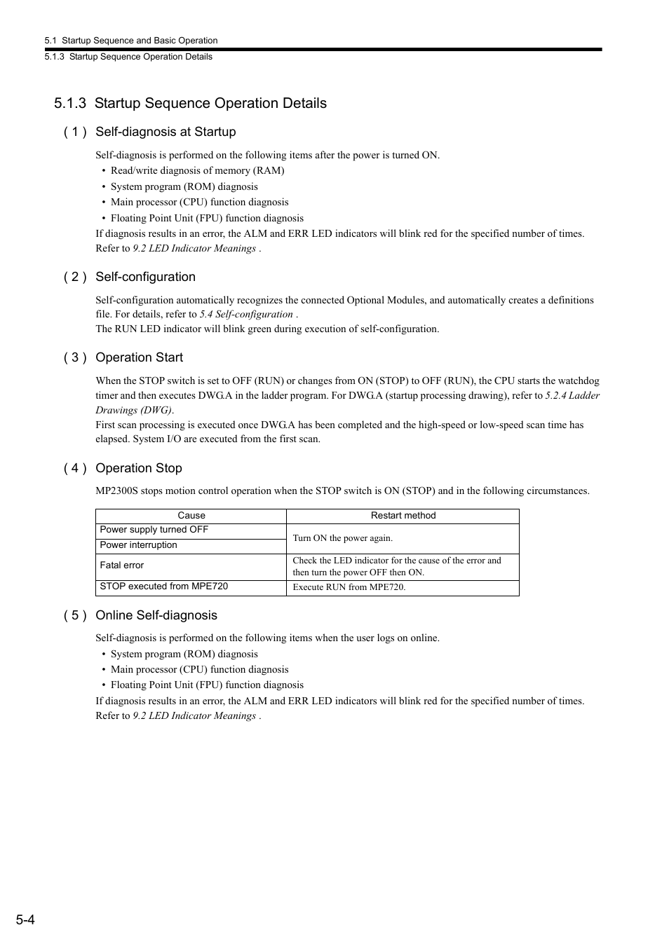 3 startup sequence operation details | Yaskawa MP2300S Basic Module User Manual | Page 137 / 460