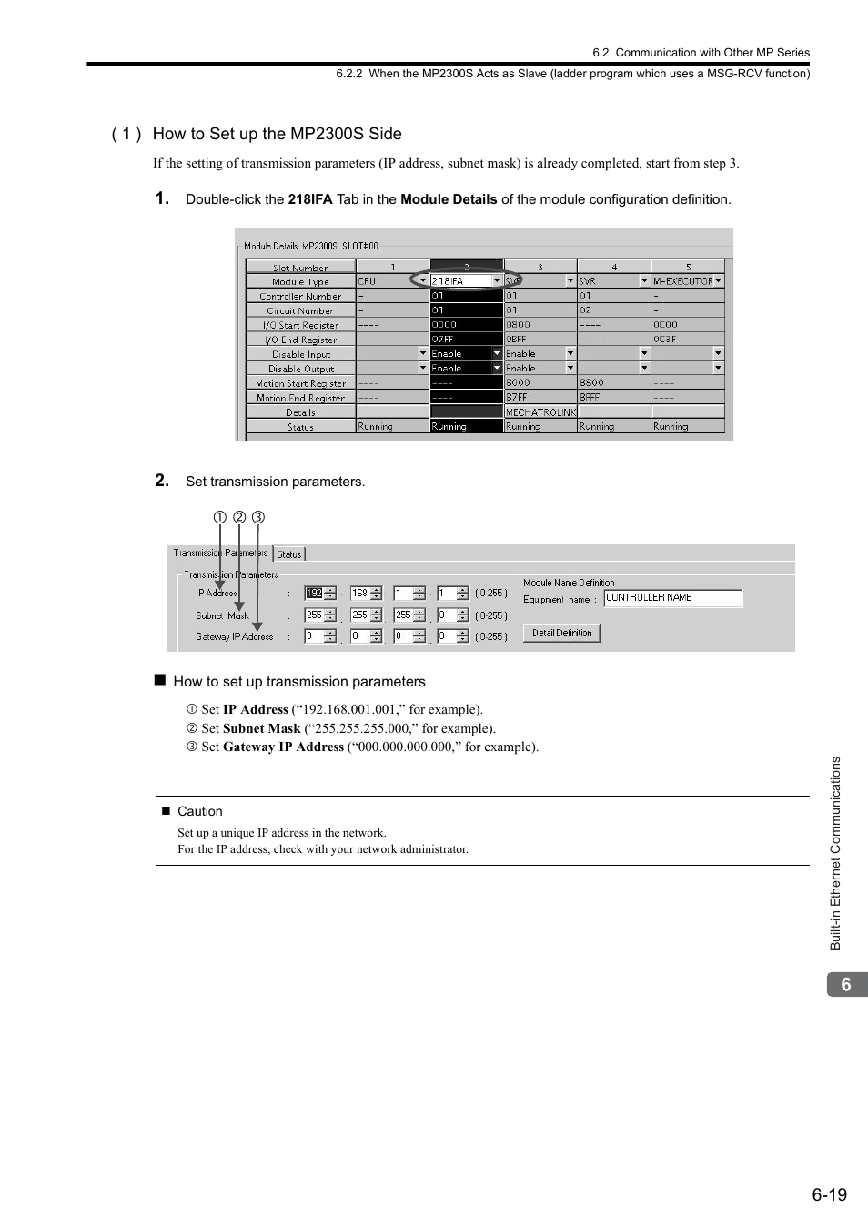 Yaskawa MP2300S Basic Module User Manual | Page 208 / 460