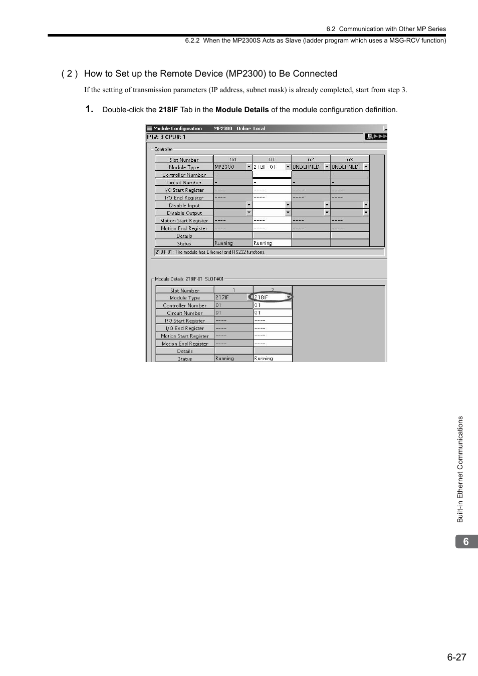 Yaskawa MP2300S Basic Module User Manual | Page 216 / 460