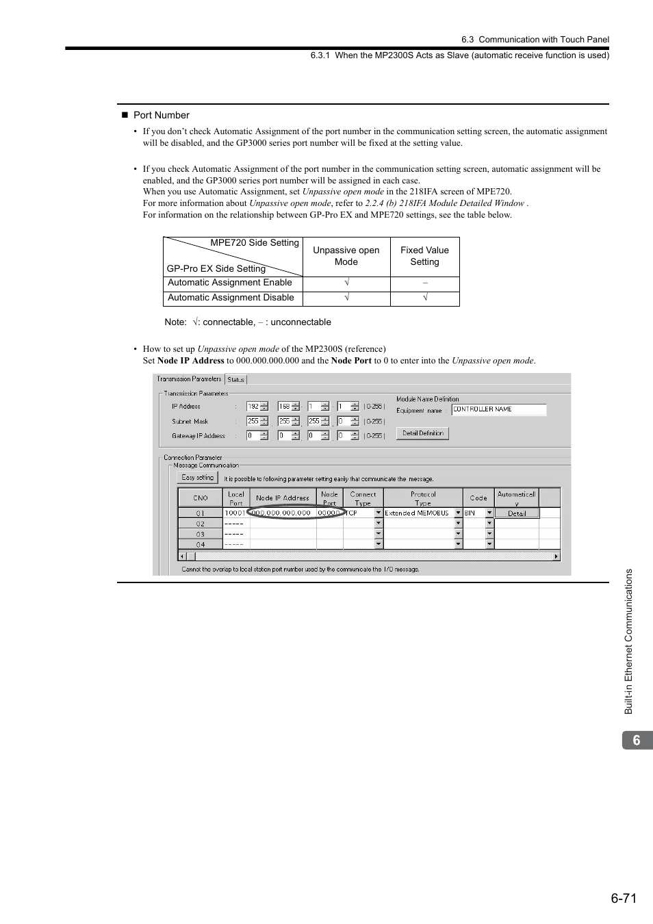 Yaskawa MP2300S Basic Module User Manual | Page 260 / 460