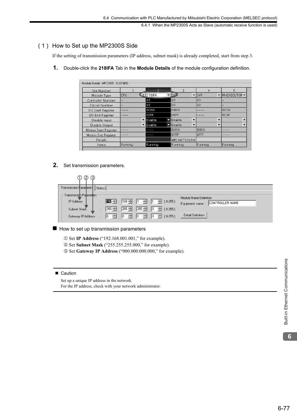 Yaskawa MP2300S Basic Module User Manual | Page 266 / 460