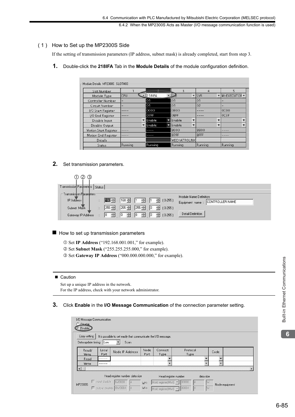 Yaskawa MP2300S Basic Module User Manual | Page 274 / 460