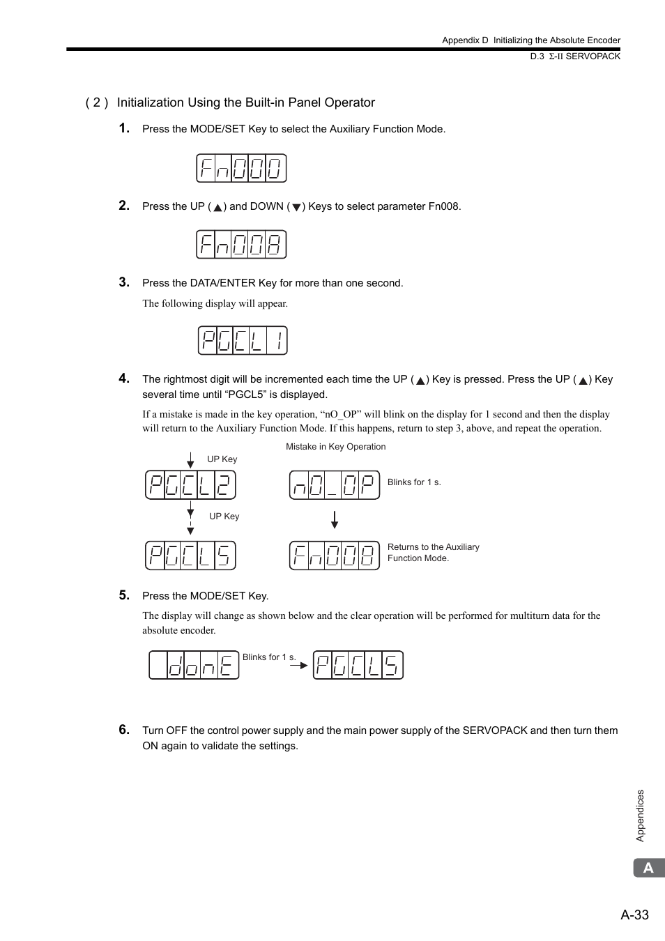 A-33 | Yaskawa MP2300S Basic Module User Manual | Page 355 / 460
