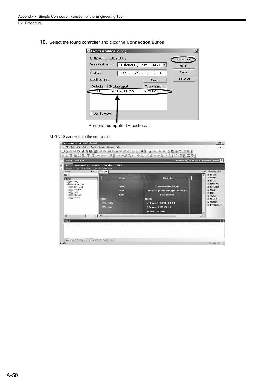 A-50 10 | Yaskawa MP2300S Basic Module User Manual | Page 372 / 460