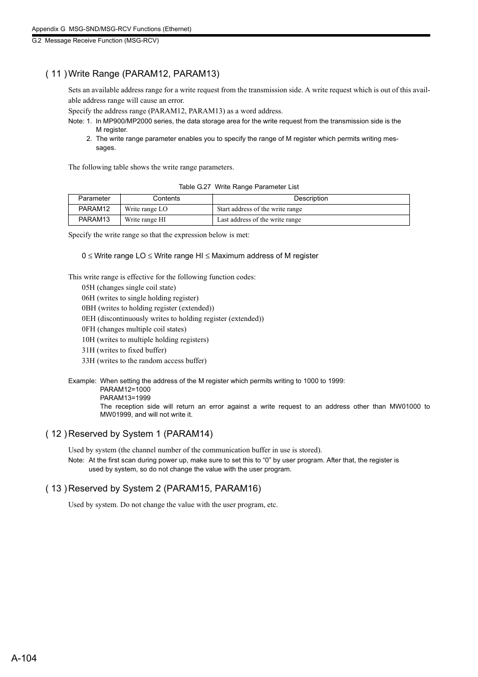 A-104 | Yaskawa MP2300S Basic Module User Manual | Page 426 / 460