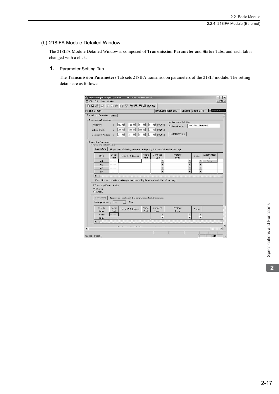 Yaskawa MP2300S Basic Module User Manual | Page 43 / 460