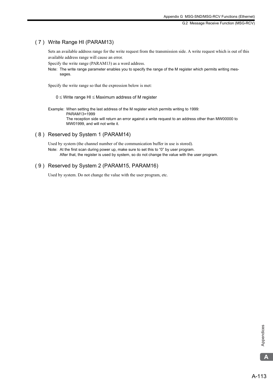 A-113 | Yaskawa MP2300S Basic Module User Manual | Page 435 / 460