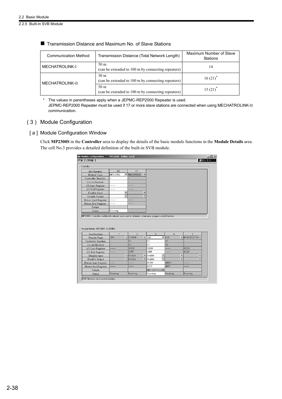 3 ) module configuration | Yaskawa MP2300S Basic Module User Manual | Page 64 / 460