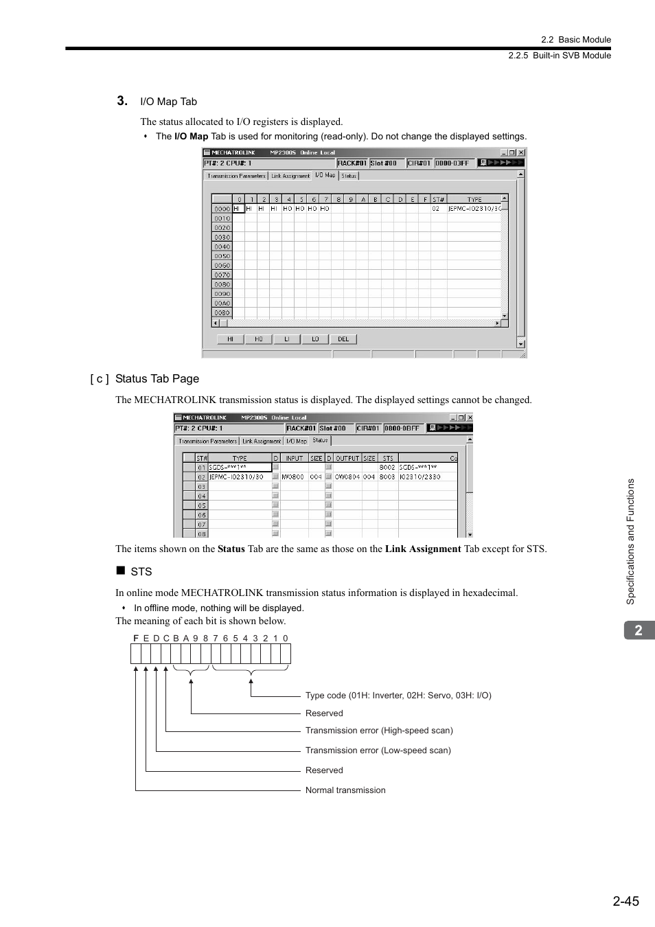 Yaskawa MP2300S Basic Module User Manual | Page 71 / 460