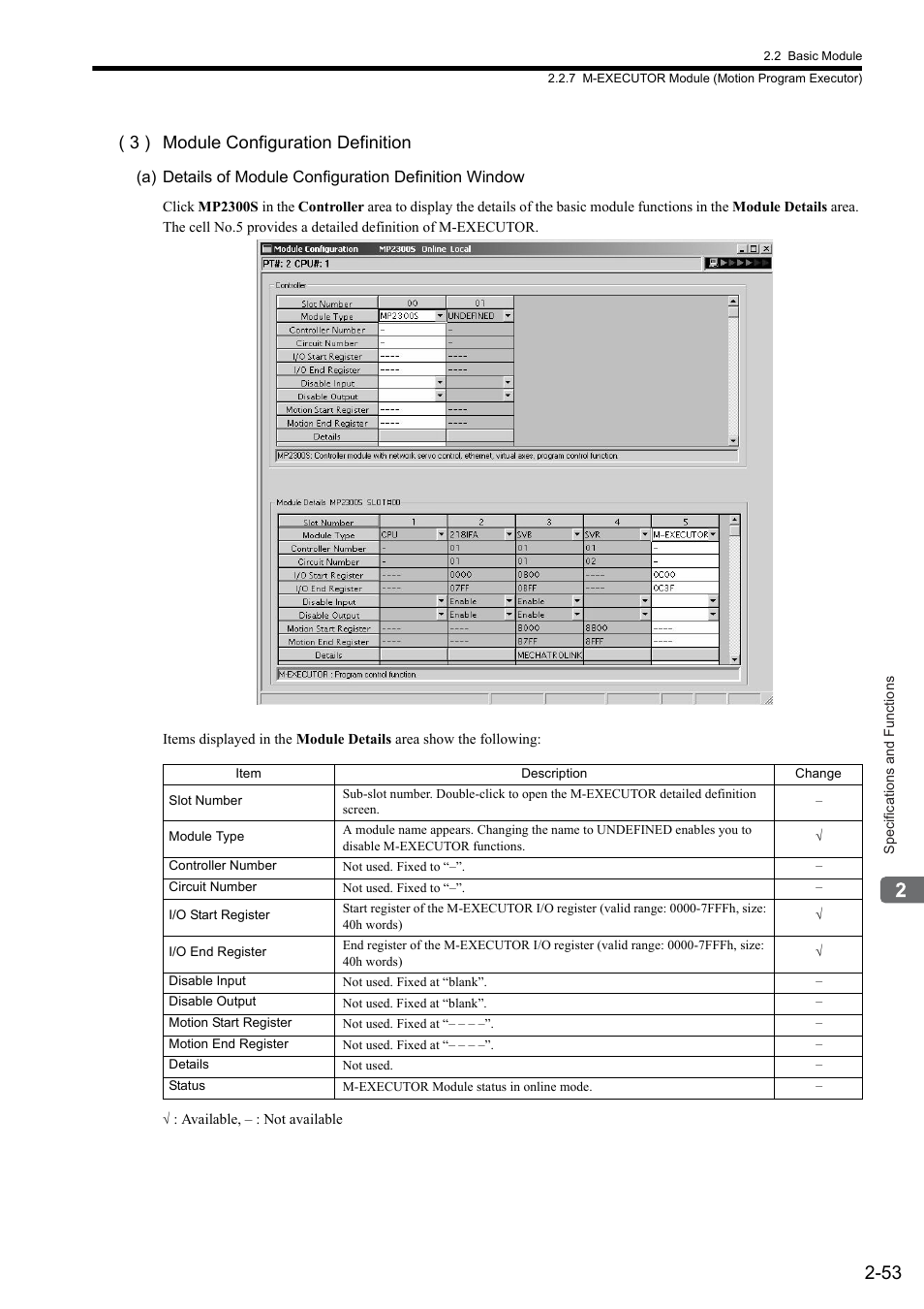 3 ) module configuration definition | Yaskawa MP2300S Basic Module User Manual | Page 79 / 460