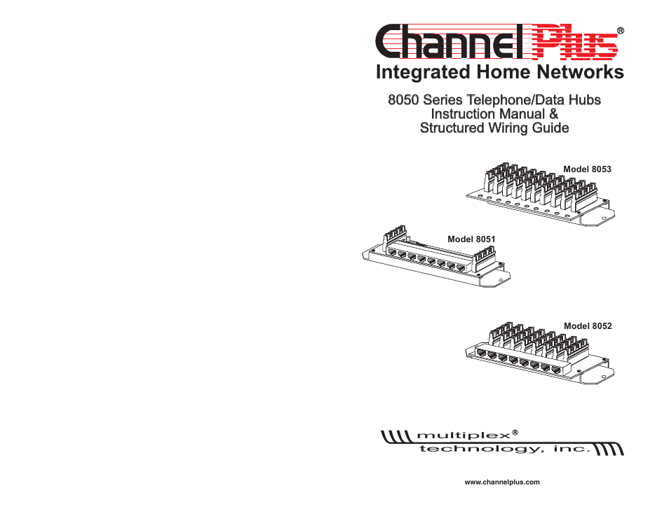 Channel Plus 8051 User Manual | 9 pages