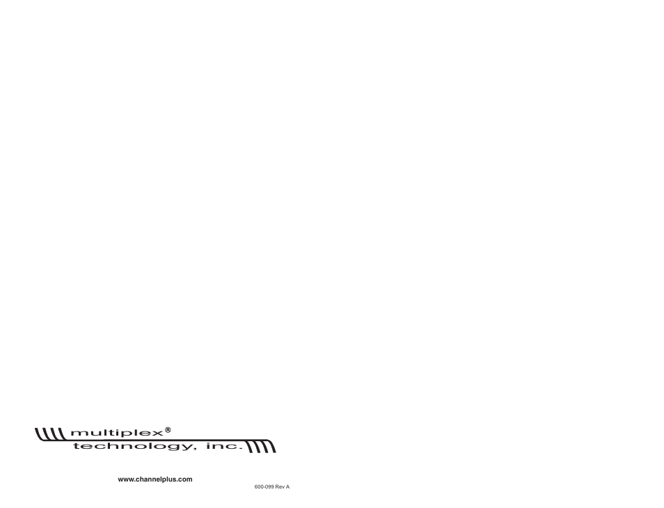Channel Plus 8051 User Manual | Page 9 / 9