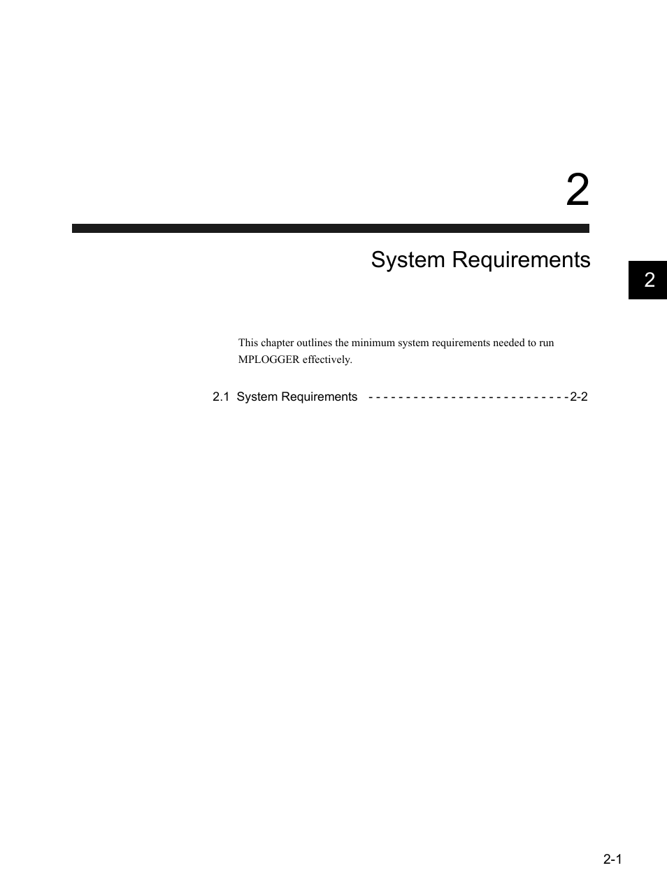 2 system requirements | Yaskawa MP900 Series MPLOGGER User Manual | Page 16 / 126