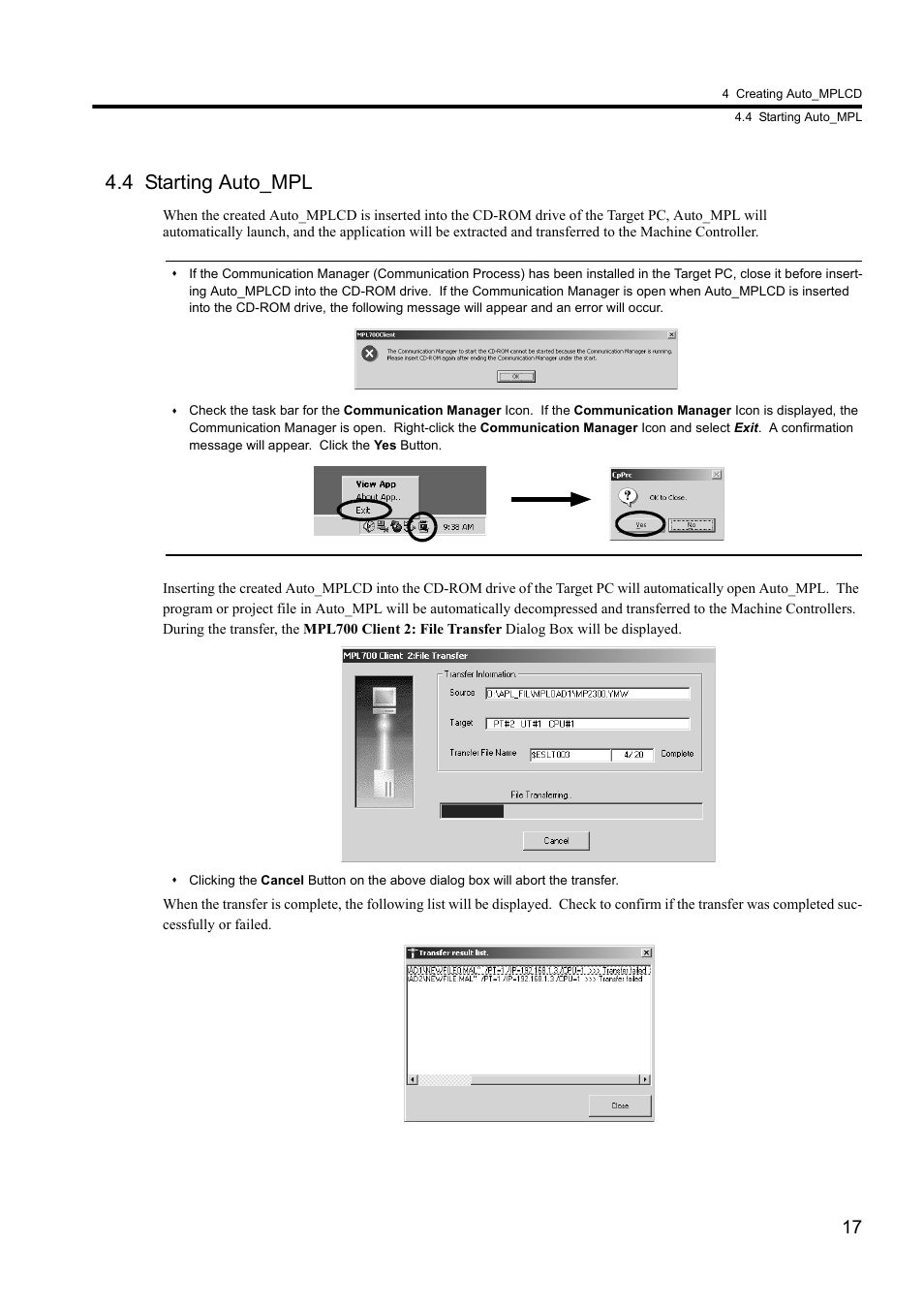 4 starting auto_mpl | Yaskawa MPLoad Maker User Manual | Page 17 / 38