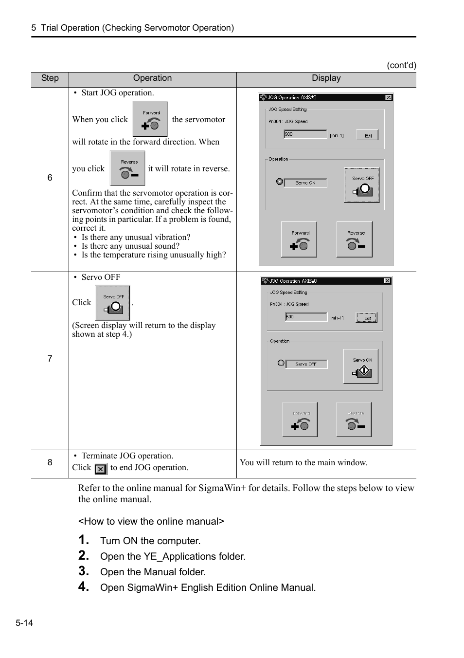 Yaskawa Sigma-5 User Manual: Setup for Rotary Motors User Manual | Page 111 / 113