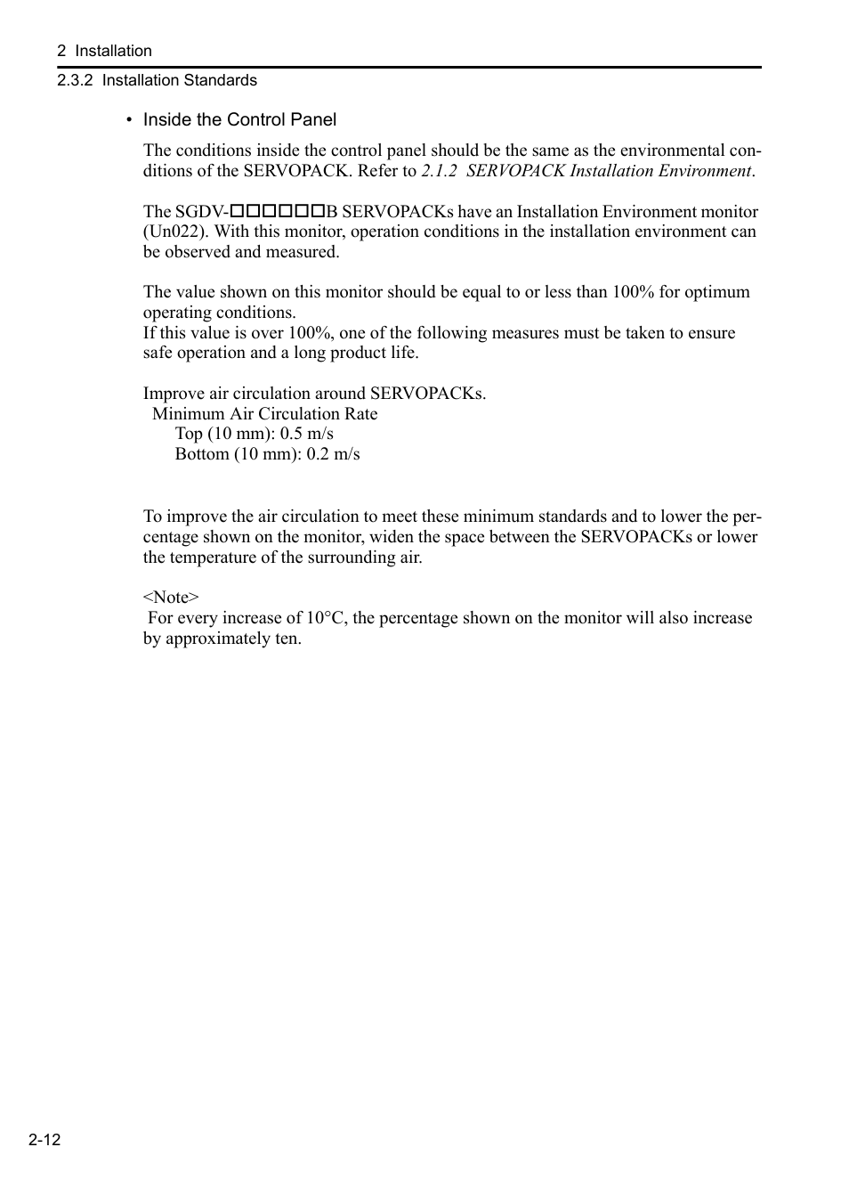 Yaskawa Sigma-5 User Manual: Setup for Rotary Motors User Manual | Page 33 / 113