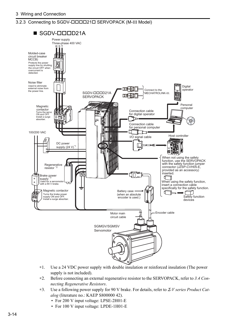 Sgdv-d21a | Yaskawa Sigma-5 User Manual: Setup for Rotary Motors User Manual | Page 72 / 113