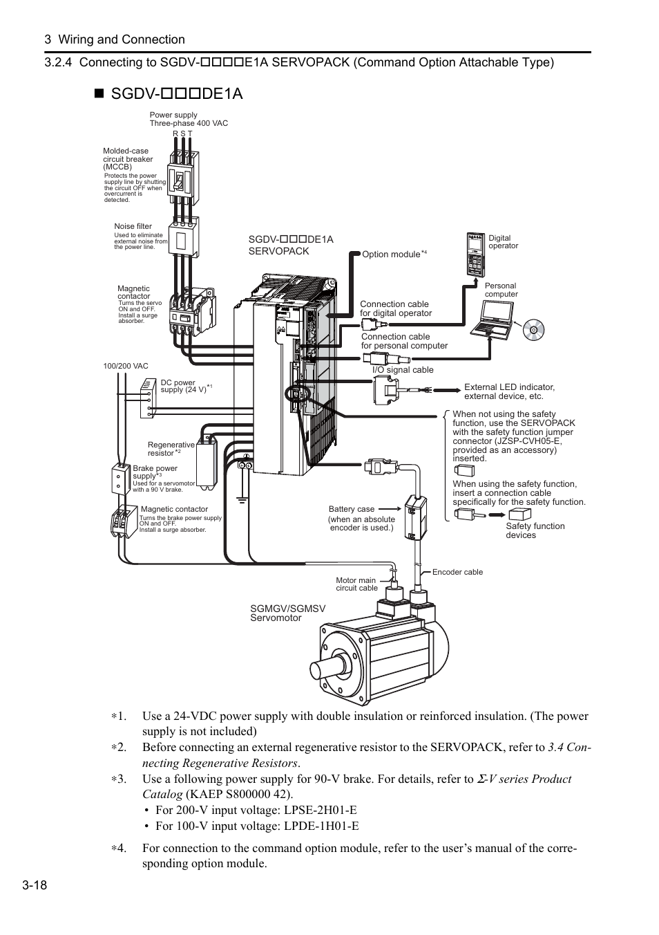 Sgdv-de1a | Yaskawa Sigma-5 User Manual: Setup for Rotary Motors User Manual | Page 76 / 113