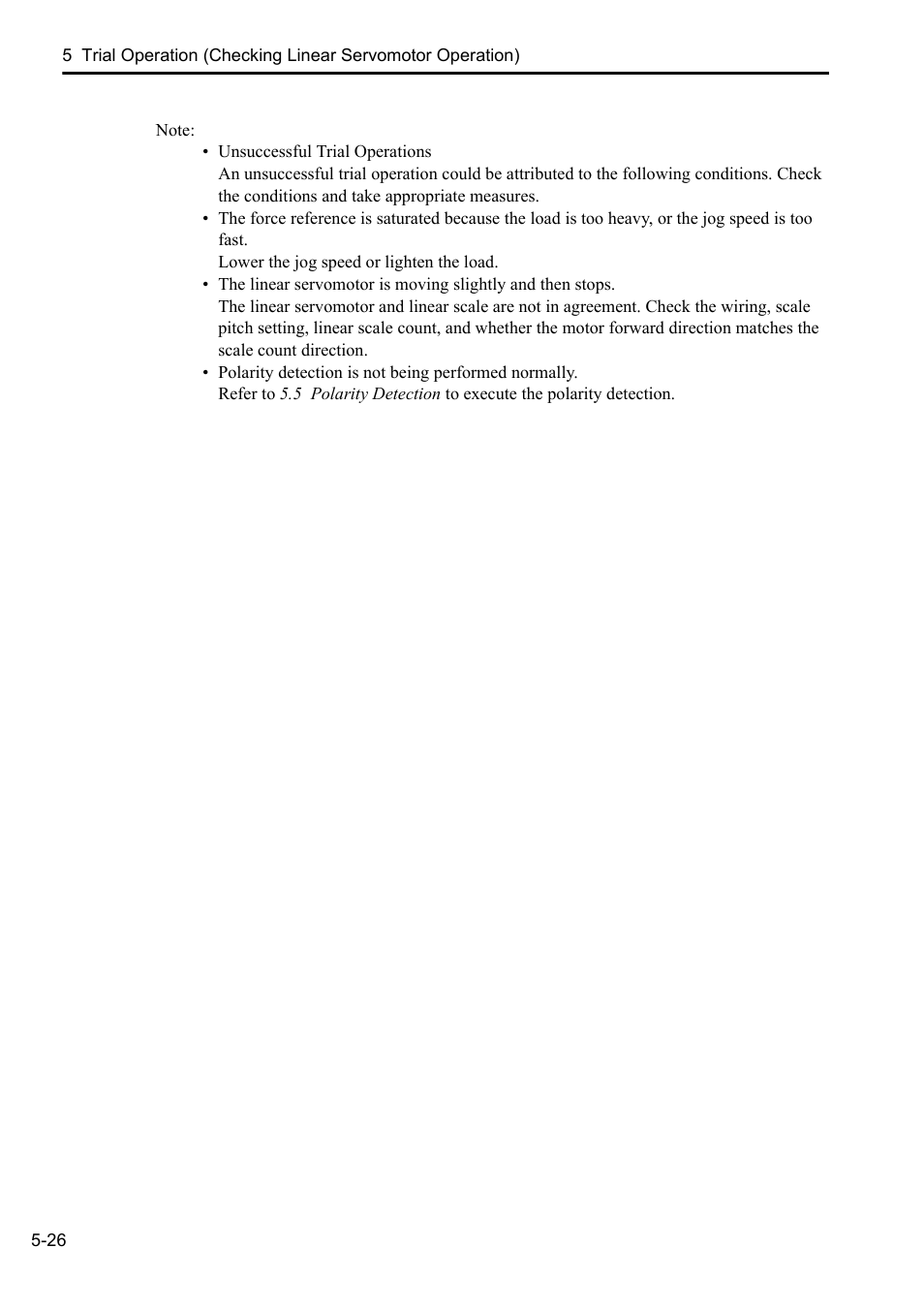 Yaskawa Sigma-5 User Manual: Setup for Linear Motors User Manual | Page 162 / 175