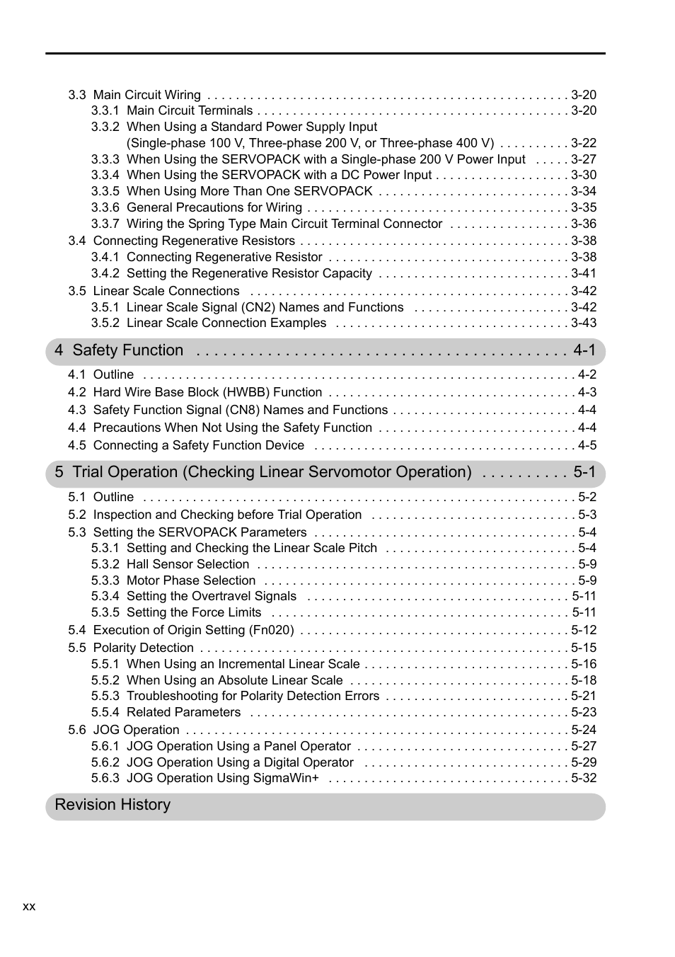 Yaskawa Sigma-5 User Manual: Setup for Linear Motors User Manual | Page 20 / 175