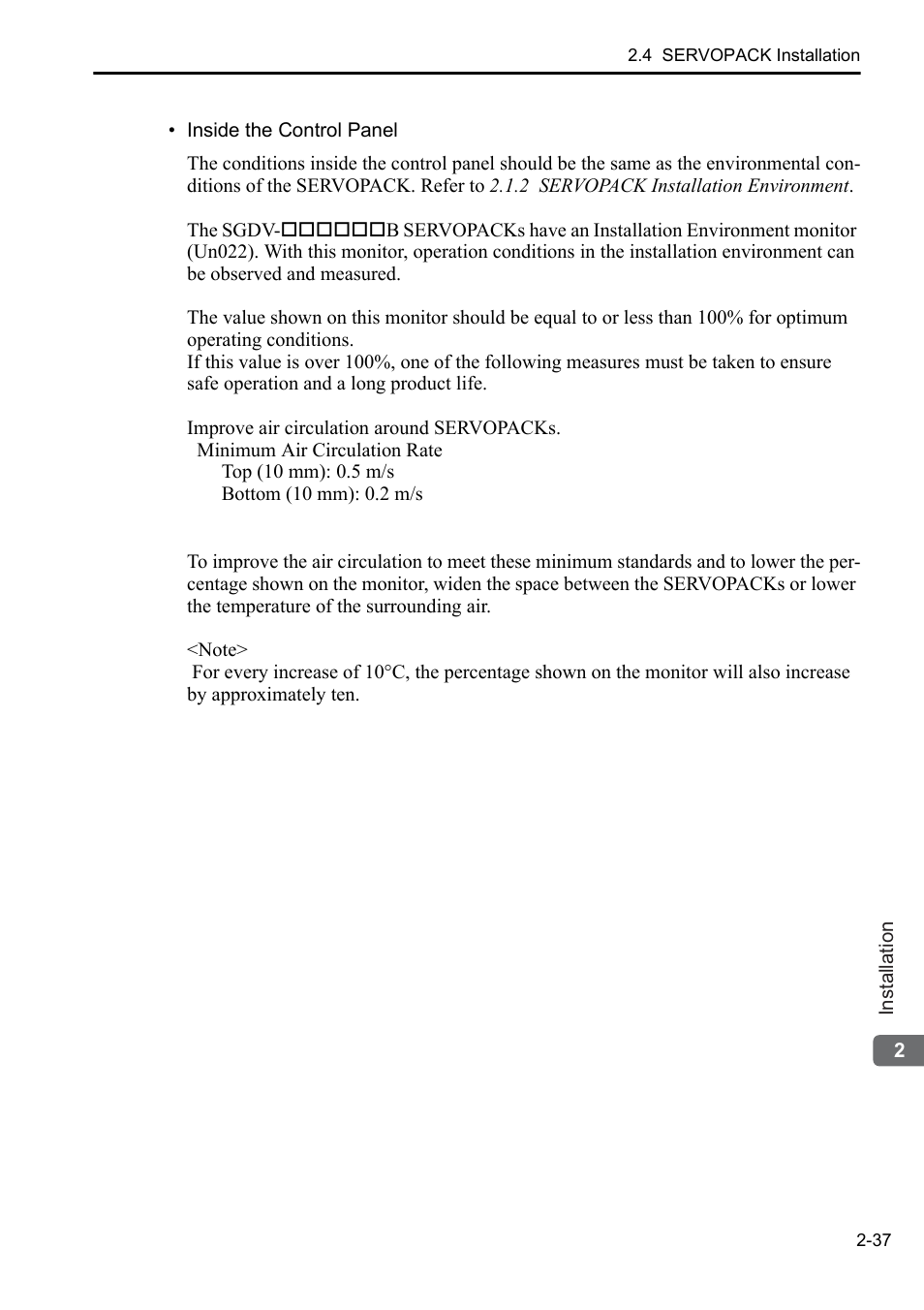 Yaskawa Sigma-5 User Manual: Setup for Linear Motors User Manual | Page 59 / 175