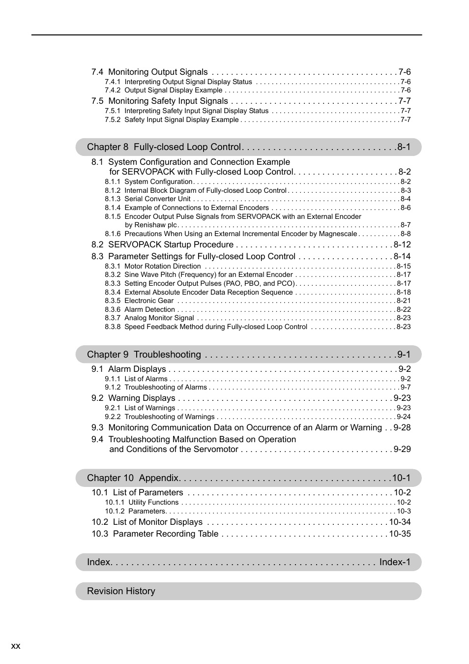 Yaskawa Sigma-5 User Manual: Design and Maintenance - Rotary Motors - MECHATROLINK-II Communications Reference User Manual | Page 20 / 376