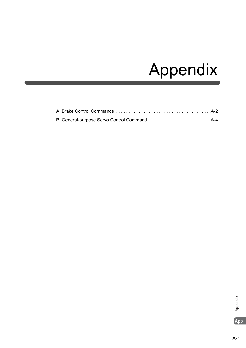 Appendix | Yaskawa Sigma-5 User Manual: MECHATROLINK-II Commands User Manual | Page 136 / 142
