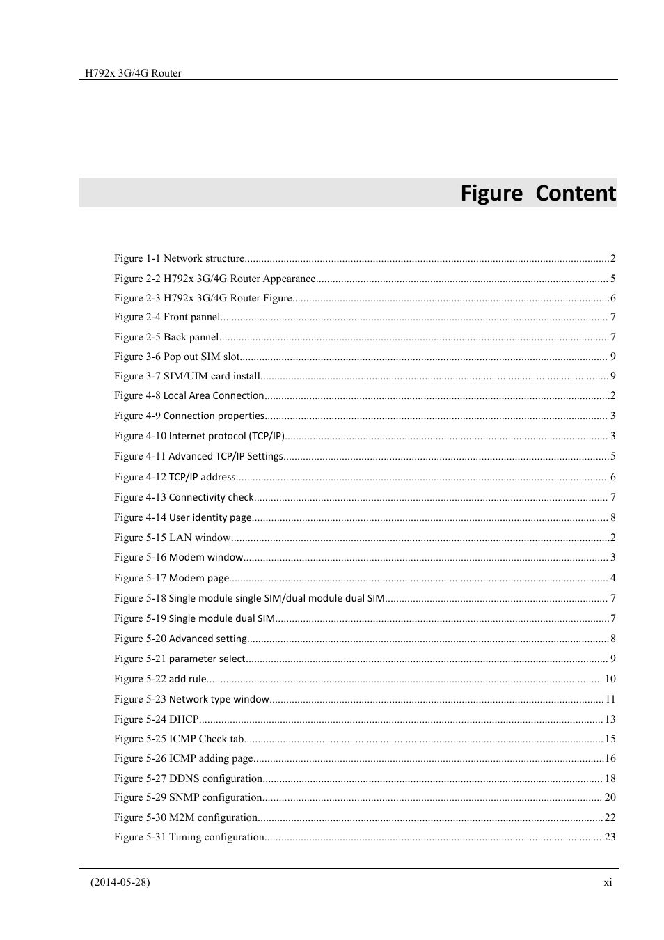 Figure content | Hongdian H7921/H7920 Basic 3G/4G Router User Manual | Page 13 / 129