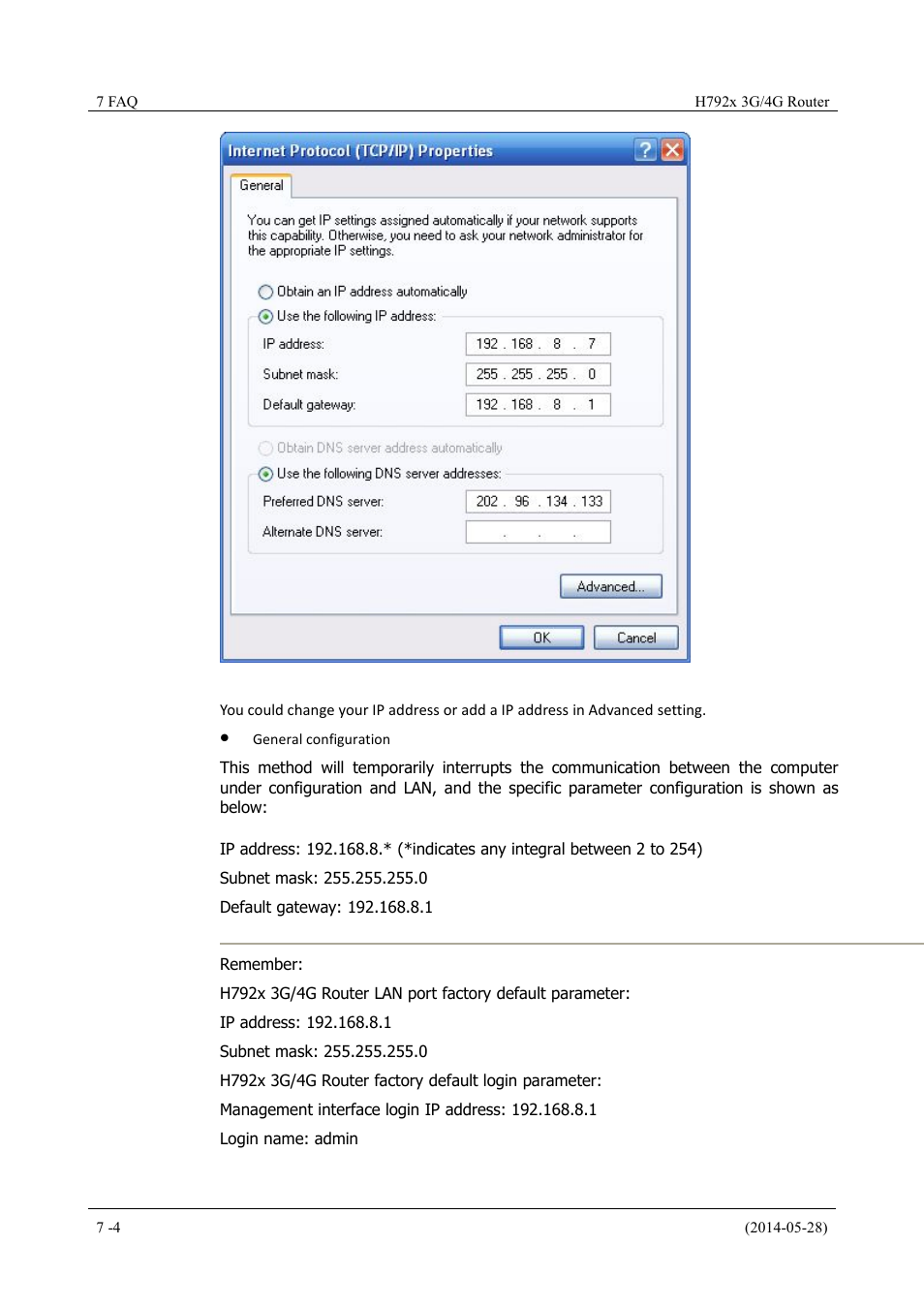 Hongdian H7921/H7920 Basic 3G/4G Router User Manual | Page 30 / 129