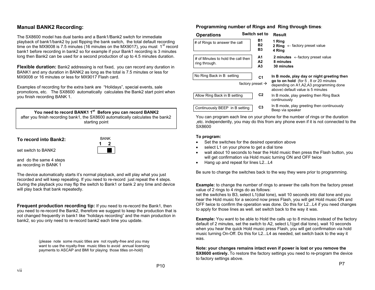 Invotel SX8600 User Manual | Page 7 / 8