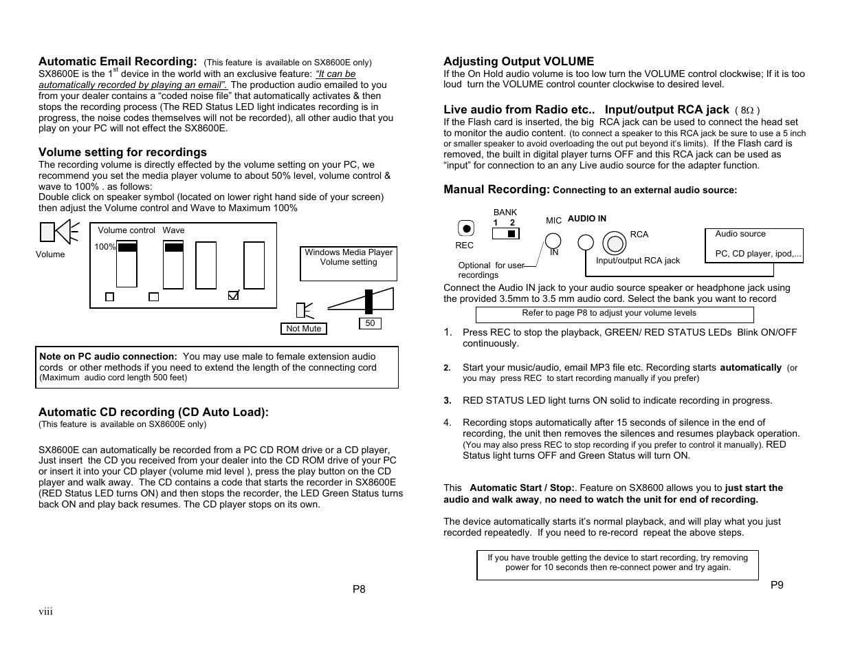 Invotel SX8600 User Manual | Page 8 / 8