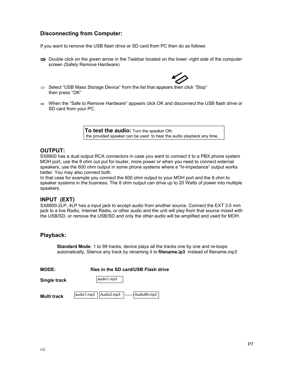 Invotel SX8800 User Manual | Page 7 / 11