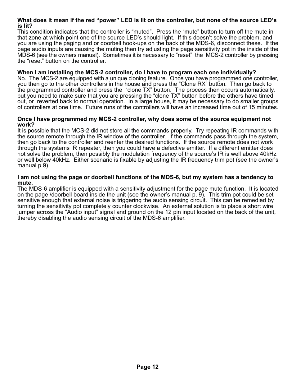 Channel Plus CHANNELPLUS MDS-6 User Manual | Page 20 / 22