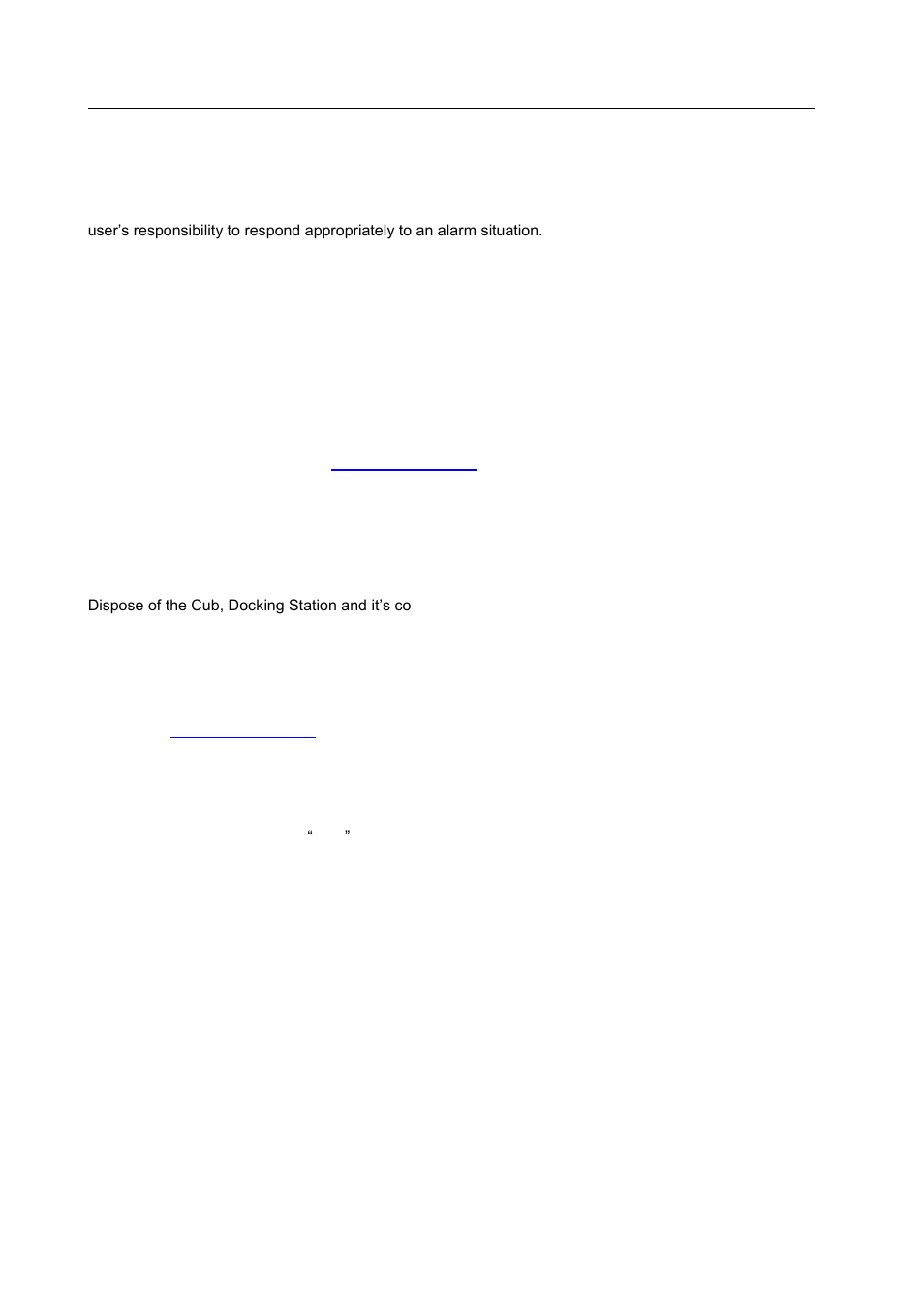 Statements, Responsibility for use, Quality assurance | Disposal, Calibration facility, Legal notice | Ion Science Cub User Manual | Page 6 / 42