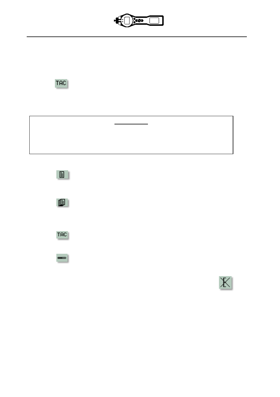 Start up, Tac mode, Soft keys available within tac mode | Single log, Multi log, Tube mode | Ion Science Tiger Select User Manual | Page 10 / 20